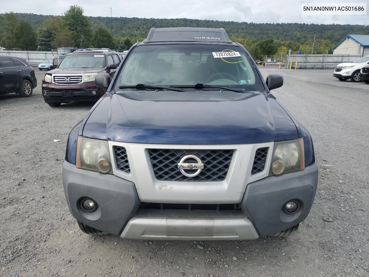 2010 Nissan Xterra Off Road VIN: 5N1AN0NW1AC501686 Lot: 72072824