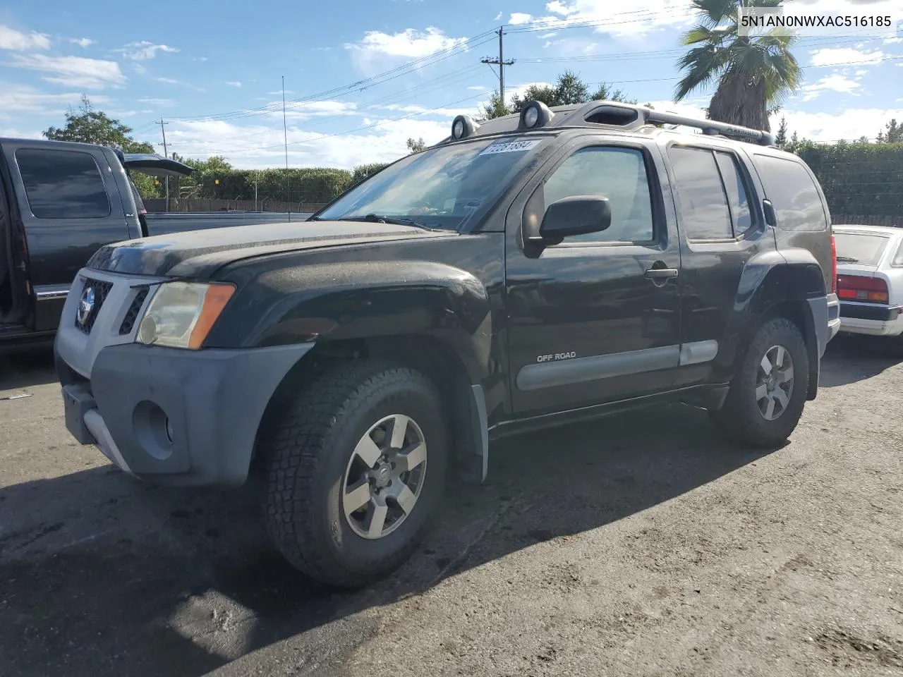 2010 Nissan Xterra Off Road VIN: 5N1AN0NWXAC516185 Lot: 72281884