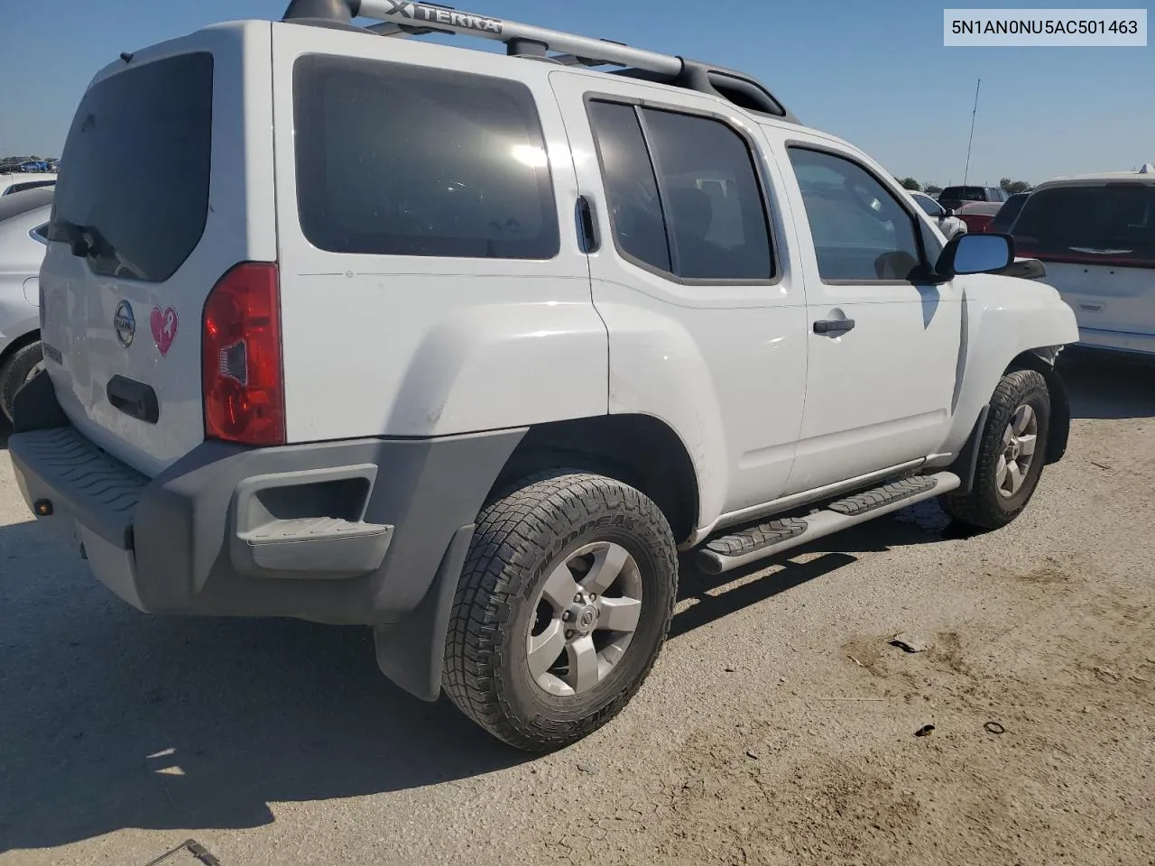 2010 Nissan Xterra Off Road VIN: 5N1AN0NU5AC501463 Lot: 74131404