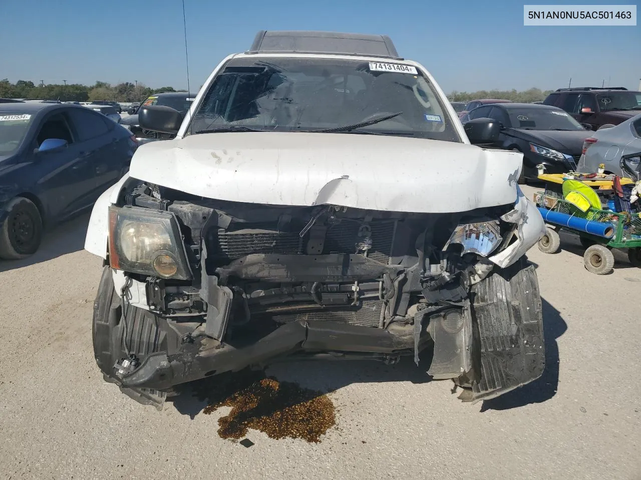 2010 Nissan Xterra Off Road VIN: 5N1AN0NU5AC501463 Lot: 74131404