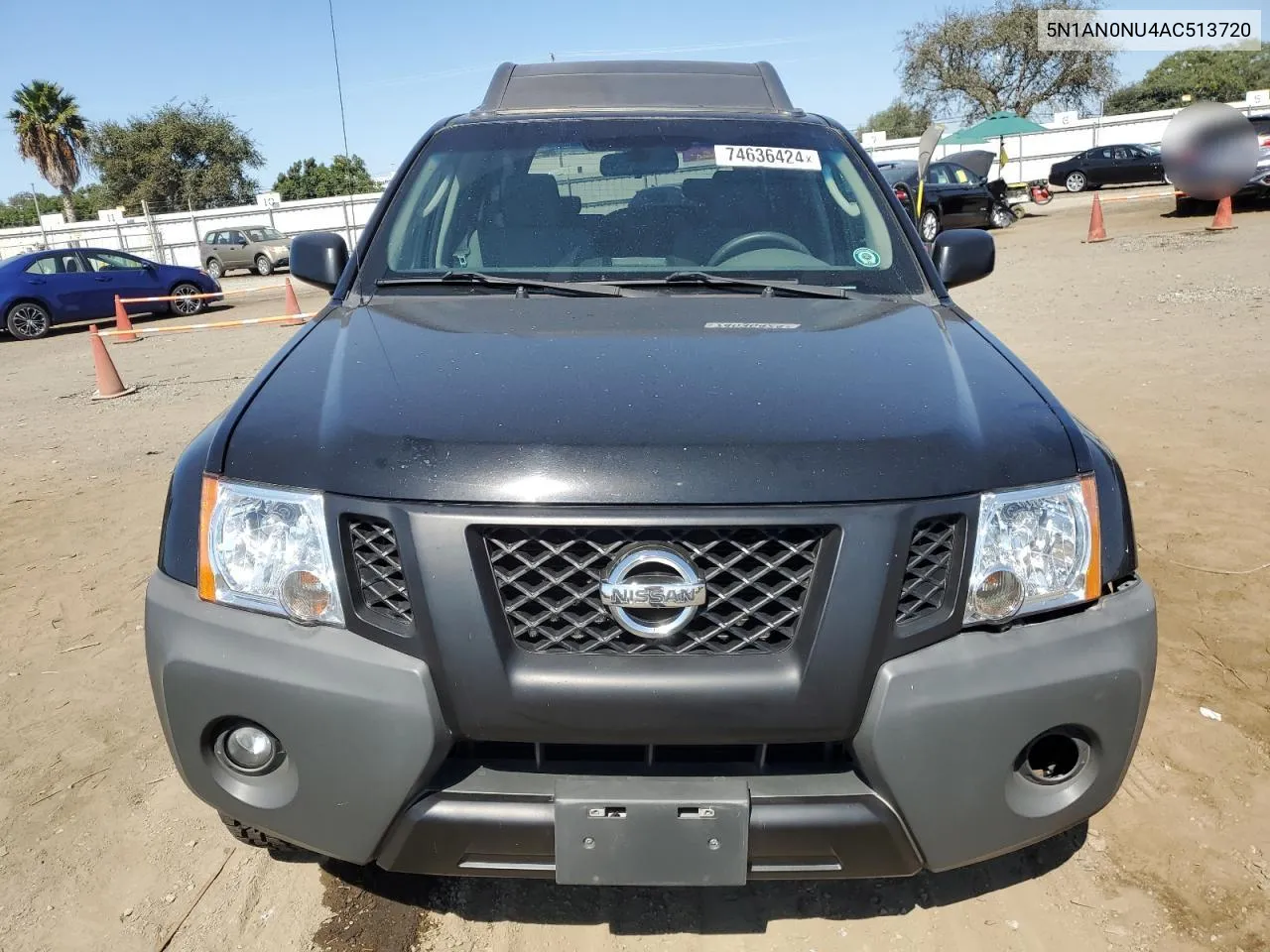 2010 Nissan Xterra Off Road VIN: 5N1AN0NU4AC513720 Lot: 74636424