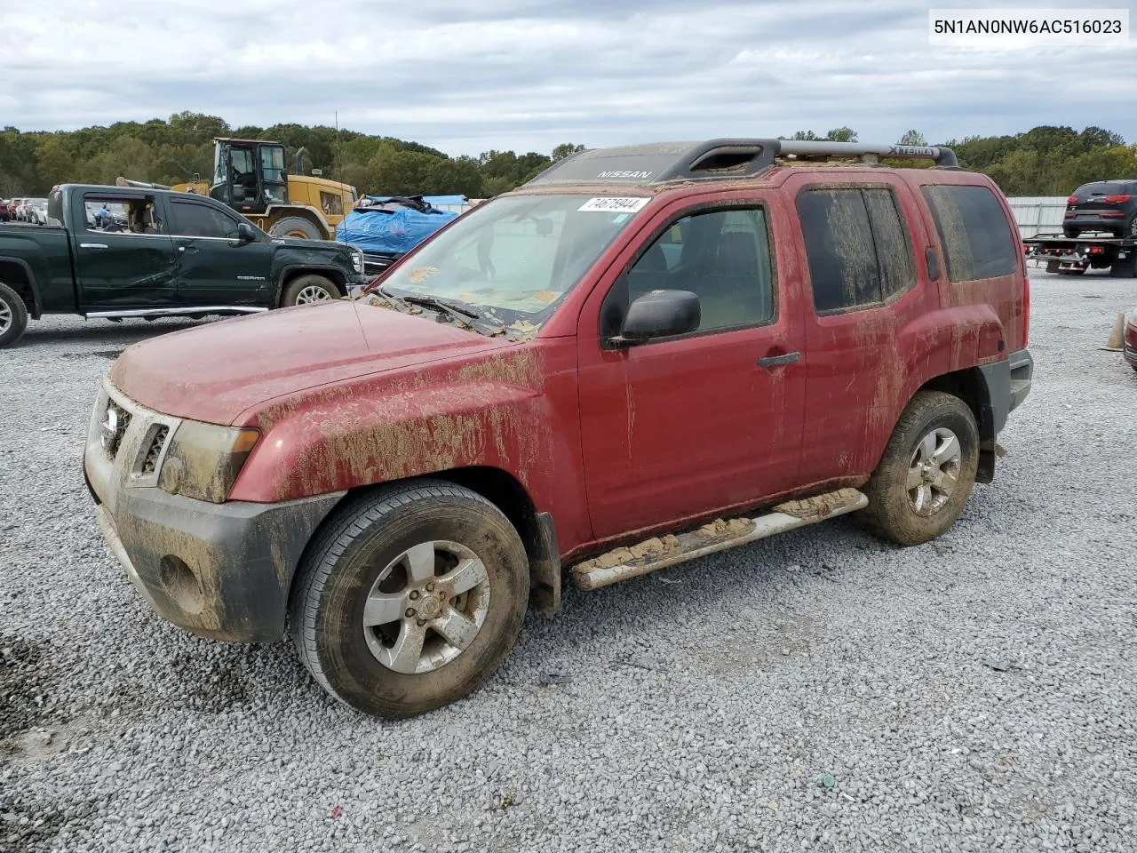 2010 Nissan Xterra Off Road VIN: 5N1AN0NW6AC516023 Lot: 74675944