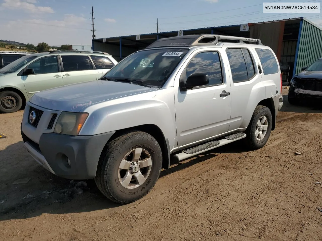 2010 Nissan Xterra Off Road VIN: 5N1AN0NW2AC519534 Lot: 75035854