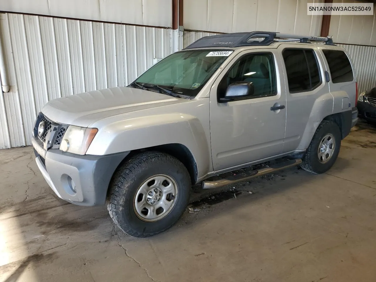 2010 Nissan Xterra Off Road VIN: 5N1AN0NW3AC525049 Lot: 75755694