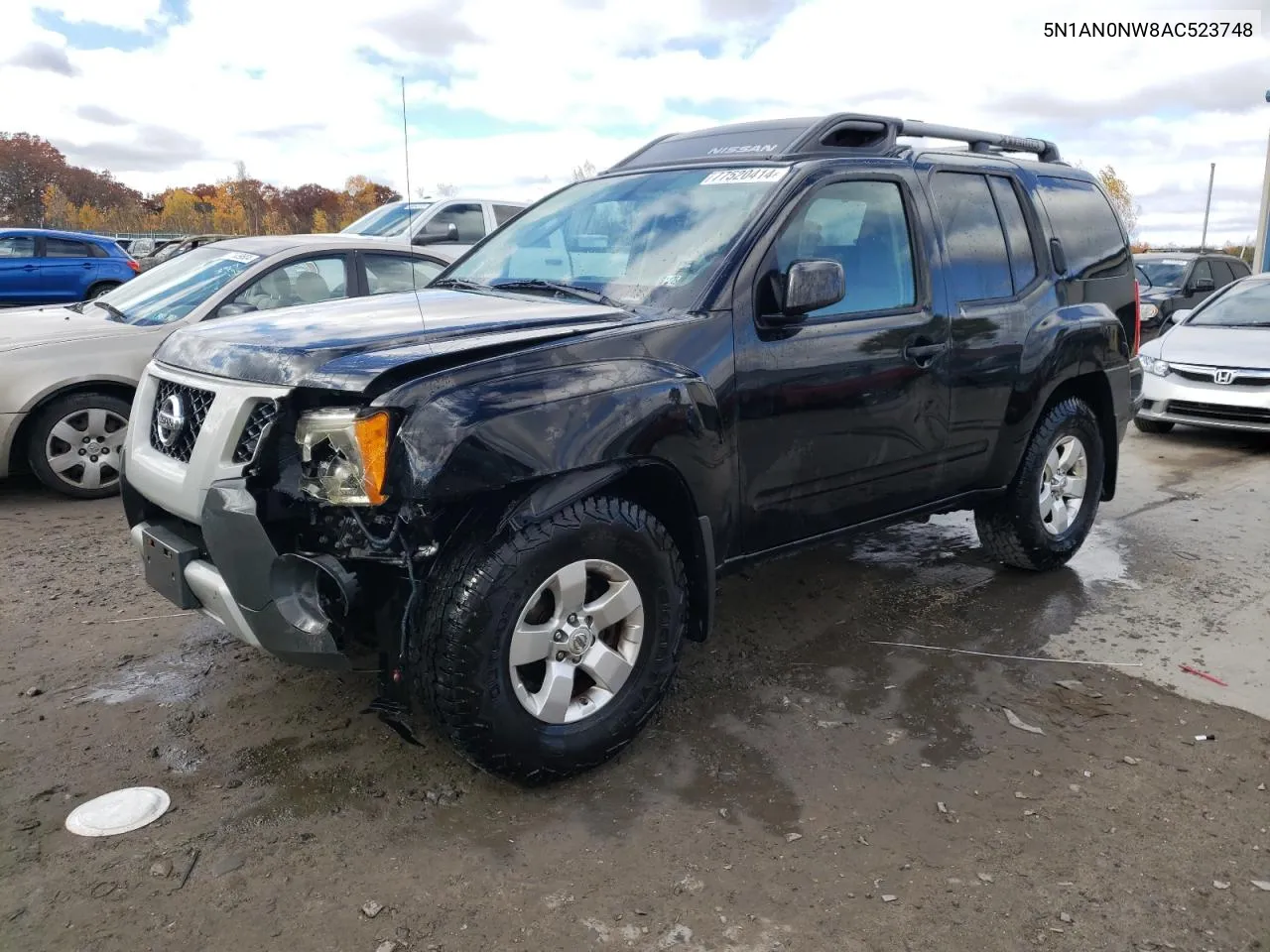 2010 Nissan Xterra Off Road VIN: 5N1AN0NW8AC523748 Lot: 77520414