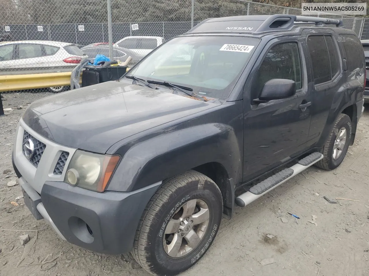 2010 Nissan Xterra Off Road VIN: 5N1AN0NW5AC505269 Lot: 78665424