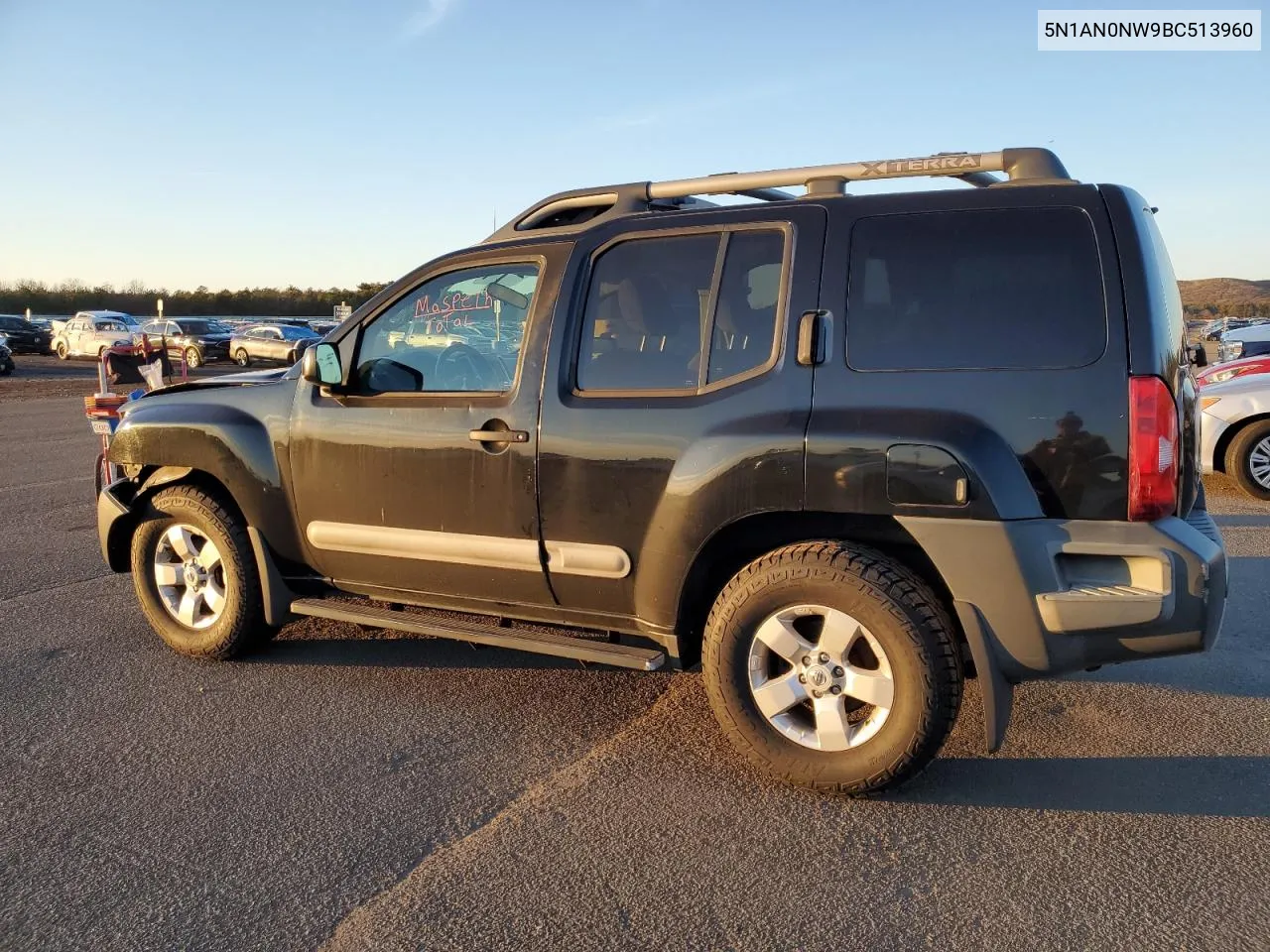 2011 Nissan Xterra Off Road VIN: 5N1AN0NW9BC513960 Lot: 36805424