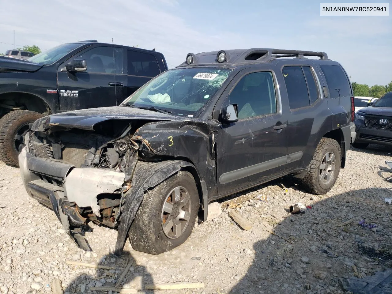 2011 Nissan Xterra Off Road VIN: 5N1AN0NW7BC520941 Lot: 56079604