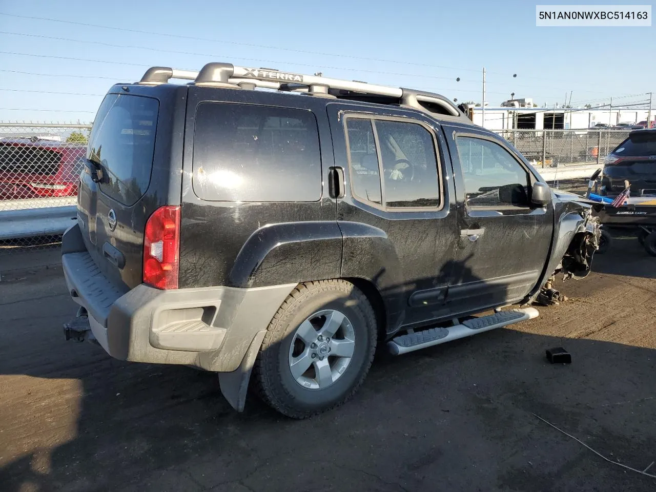 2011 Nissan Xterra Off Road VIN: 5N1AN0NWXBC514163 Lot: 58483374