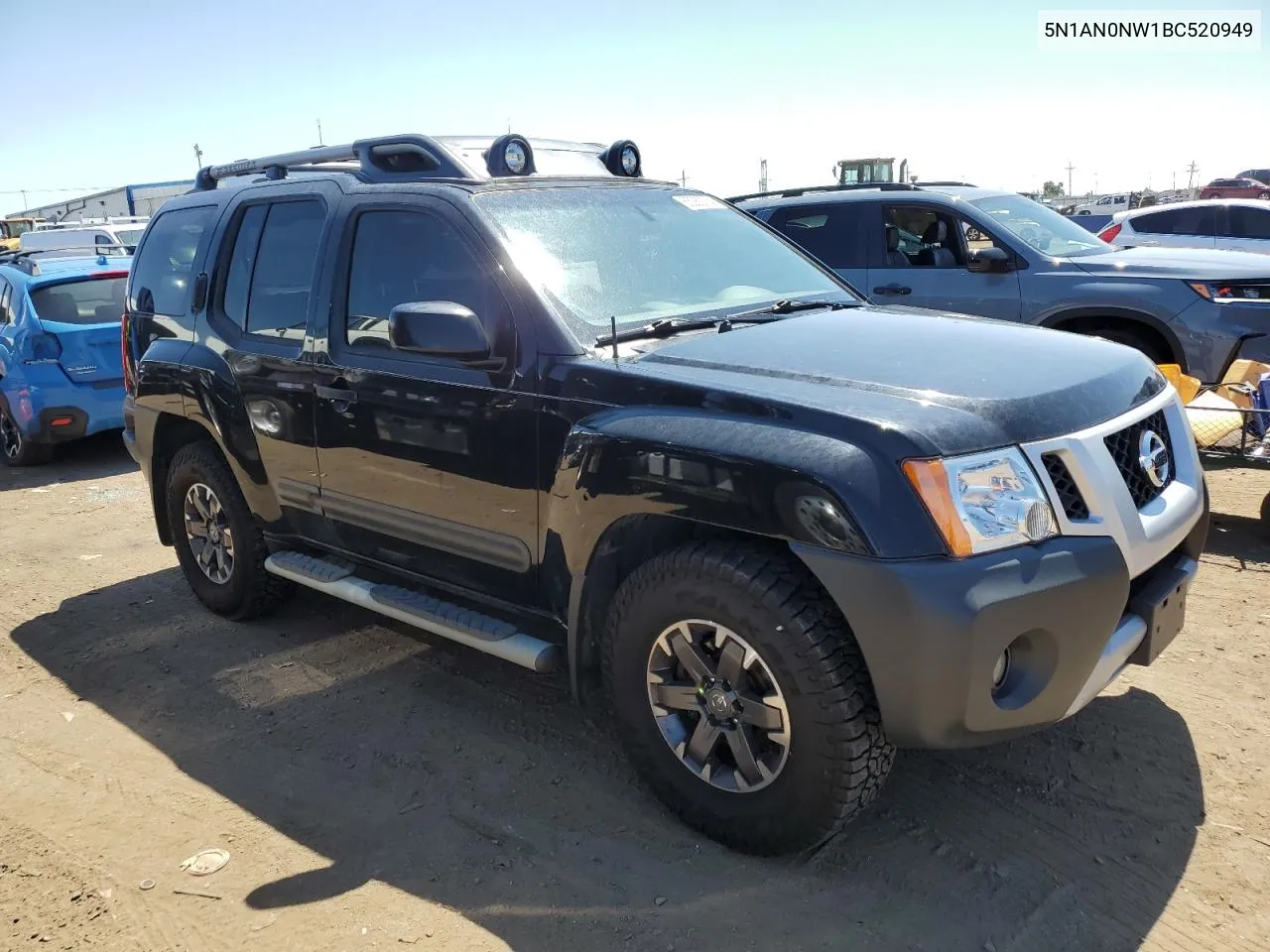 2011 Nissan Xterra Off Road VIN: 5N1AN0NW1BC520949 Lot: 65280014