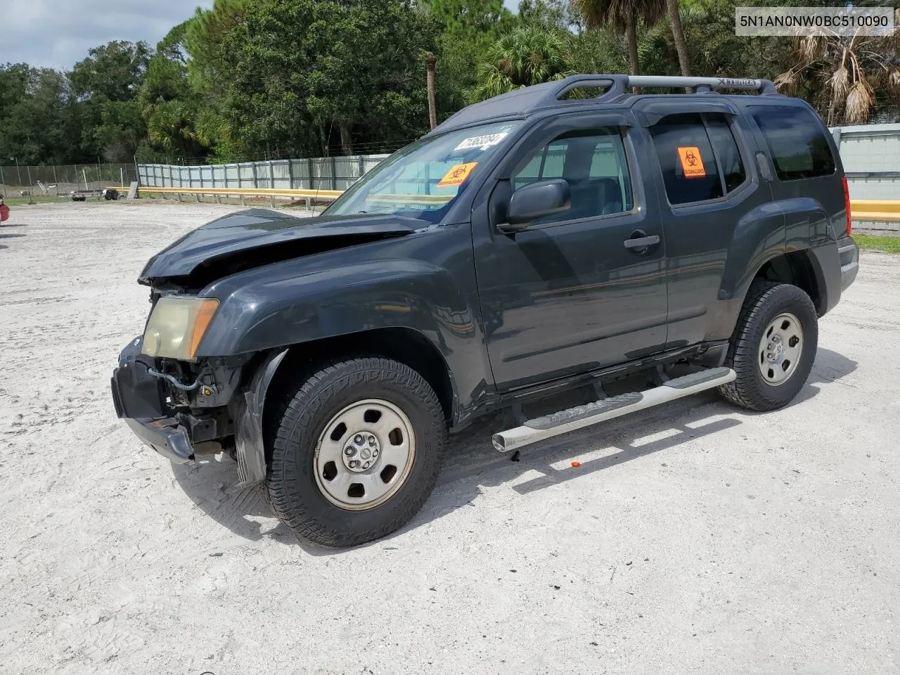 2011 Nissan Xterra Off Road VIN: 5N1AN0NW0BC510090 Lot: 71363284