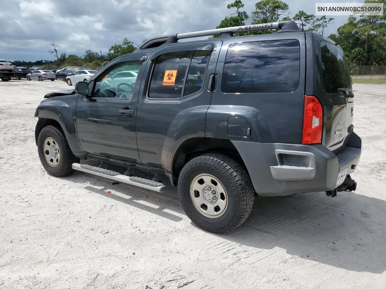 2011 Nissan Xterra Off Road VIN: 5N1AN0NW0BC510090 Lot: 71363284