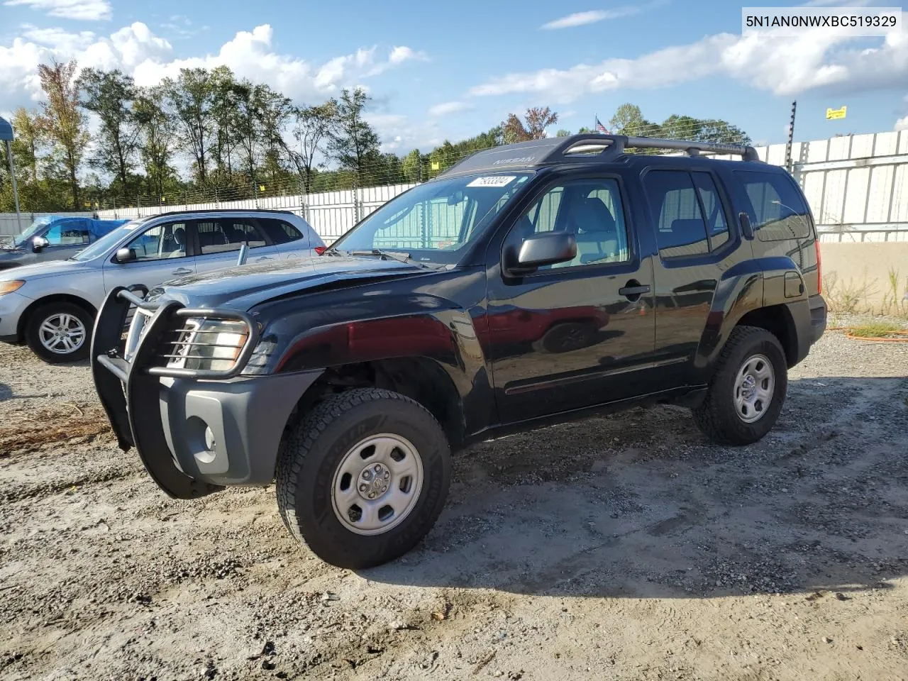 2011 Nissan Xterra Off Road VIN: 5N1AN0NWXBC519329 Lot: 71933304