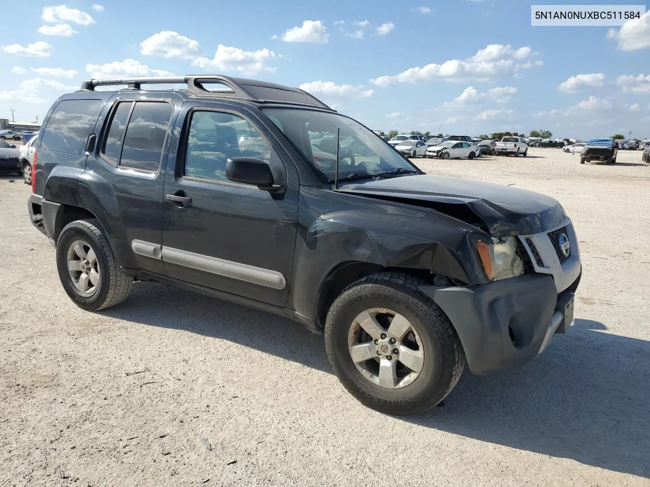 2011 Nissan Xterra Off Road VIN: 5N1AN0NUXBC511584 Lot: 72142334