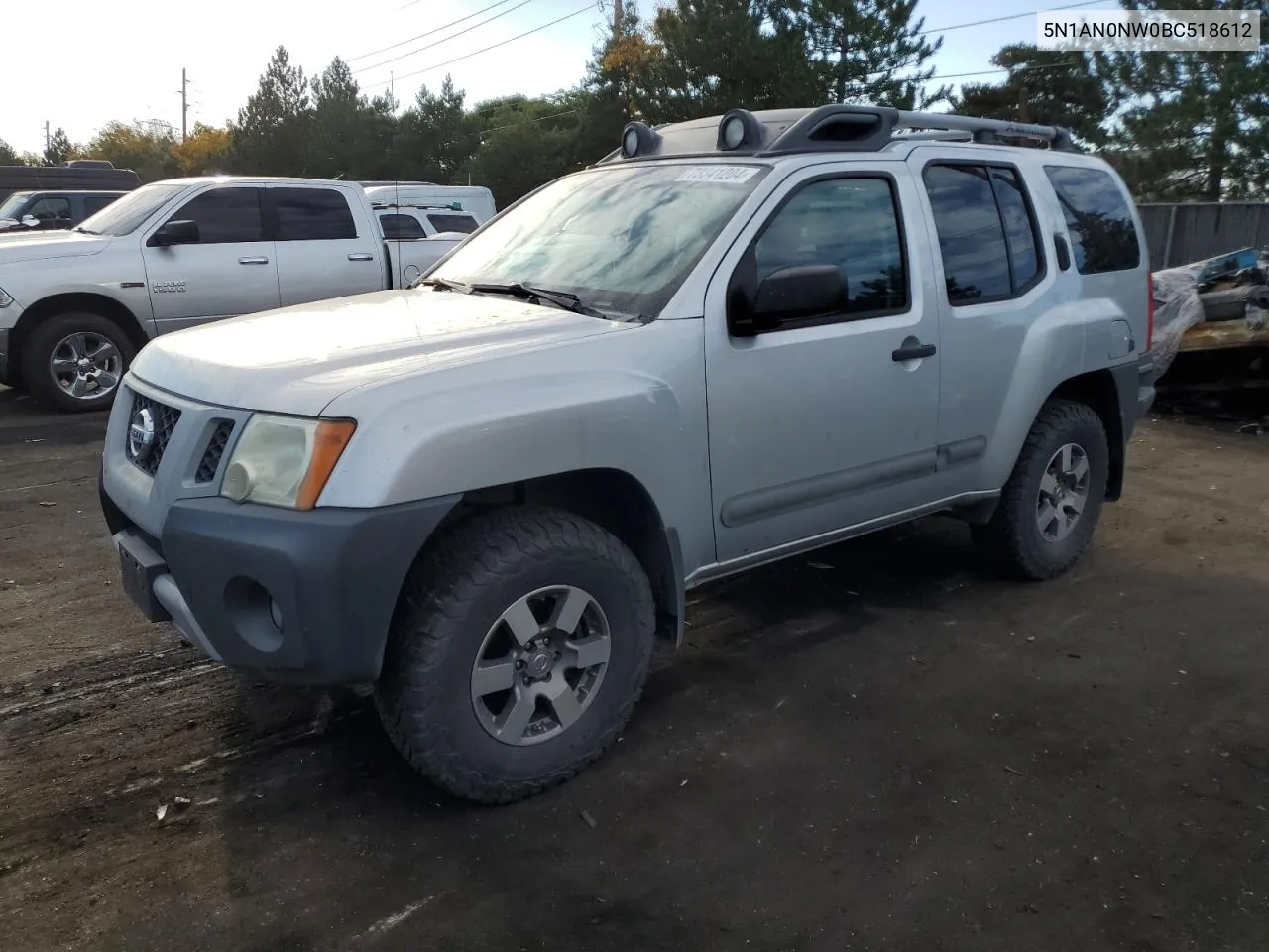 2011 Nissan Xterra Off Road VIN: 5N1AN0NW0BC518612 Lot: 73341204