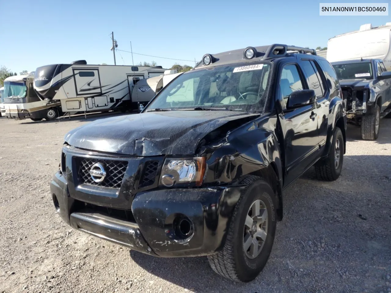 2011 Nissan Xterra Off Road VIN: 5N1AN0NW1BC500460 Lot: 73860484