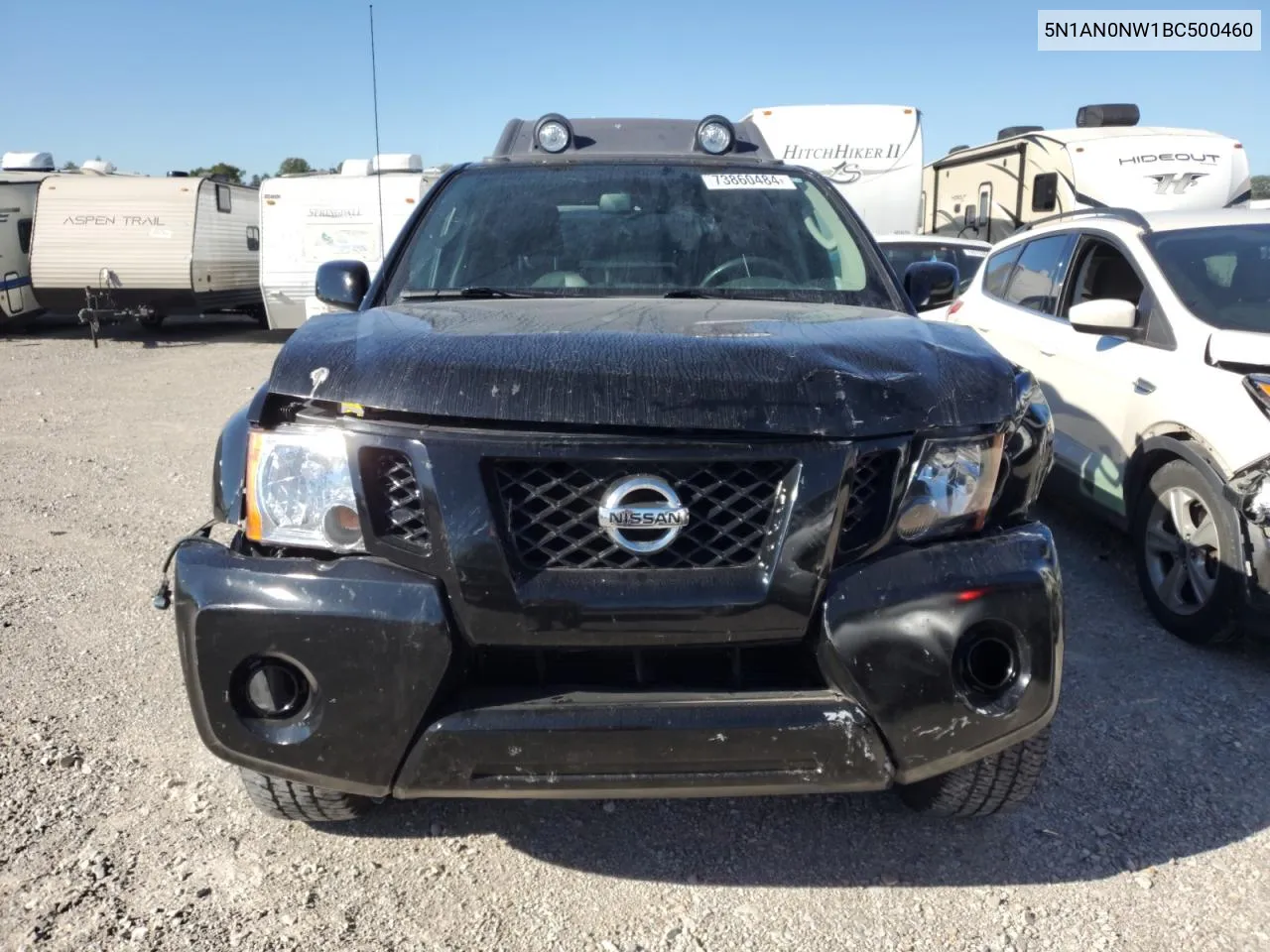 2011 Nissan Xterra Off Road VIN: 5N1AN0NW1BC500460 Lot: 73860484