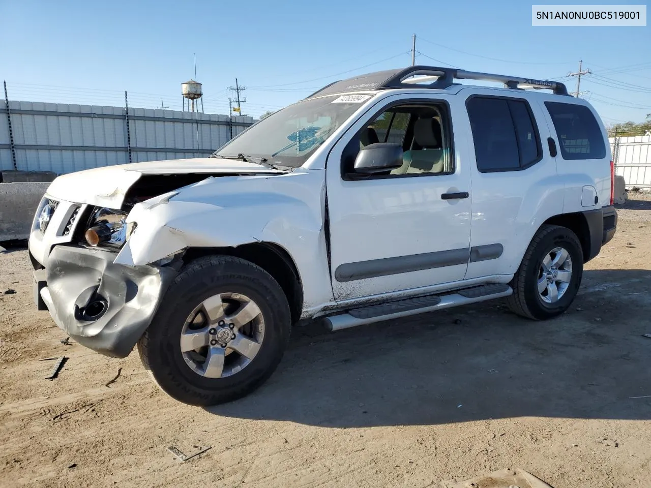 2011 Nissan Xterra Off Road VIN: 5N1AN0NU0BC519001 Lot: 74285994