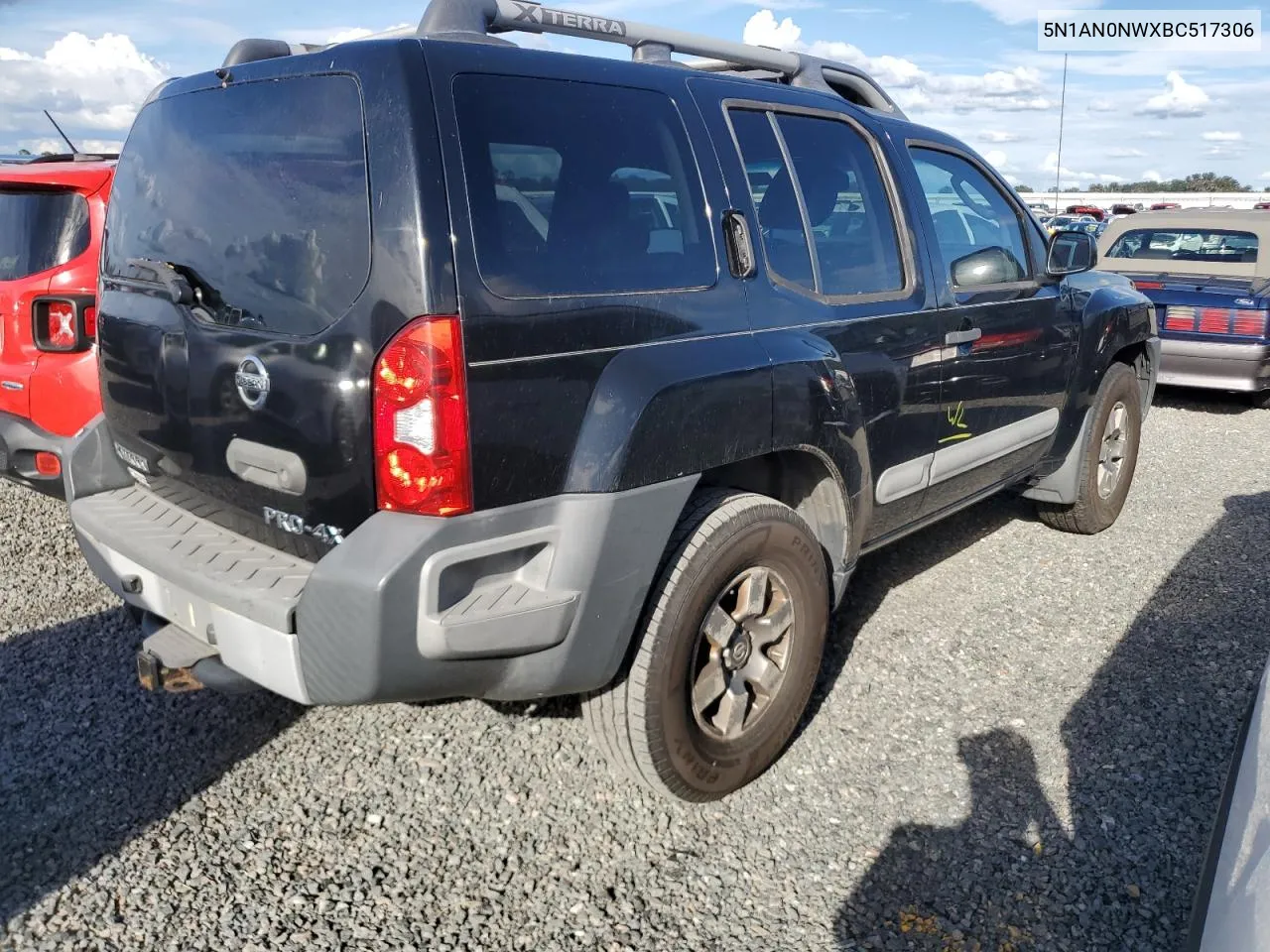 2011 Nissan Xterra Off Road VIN: 5N1AN0NWXBC517306 Lot: 74803124