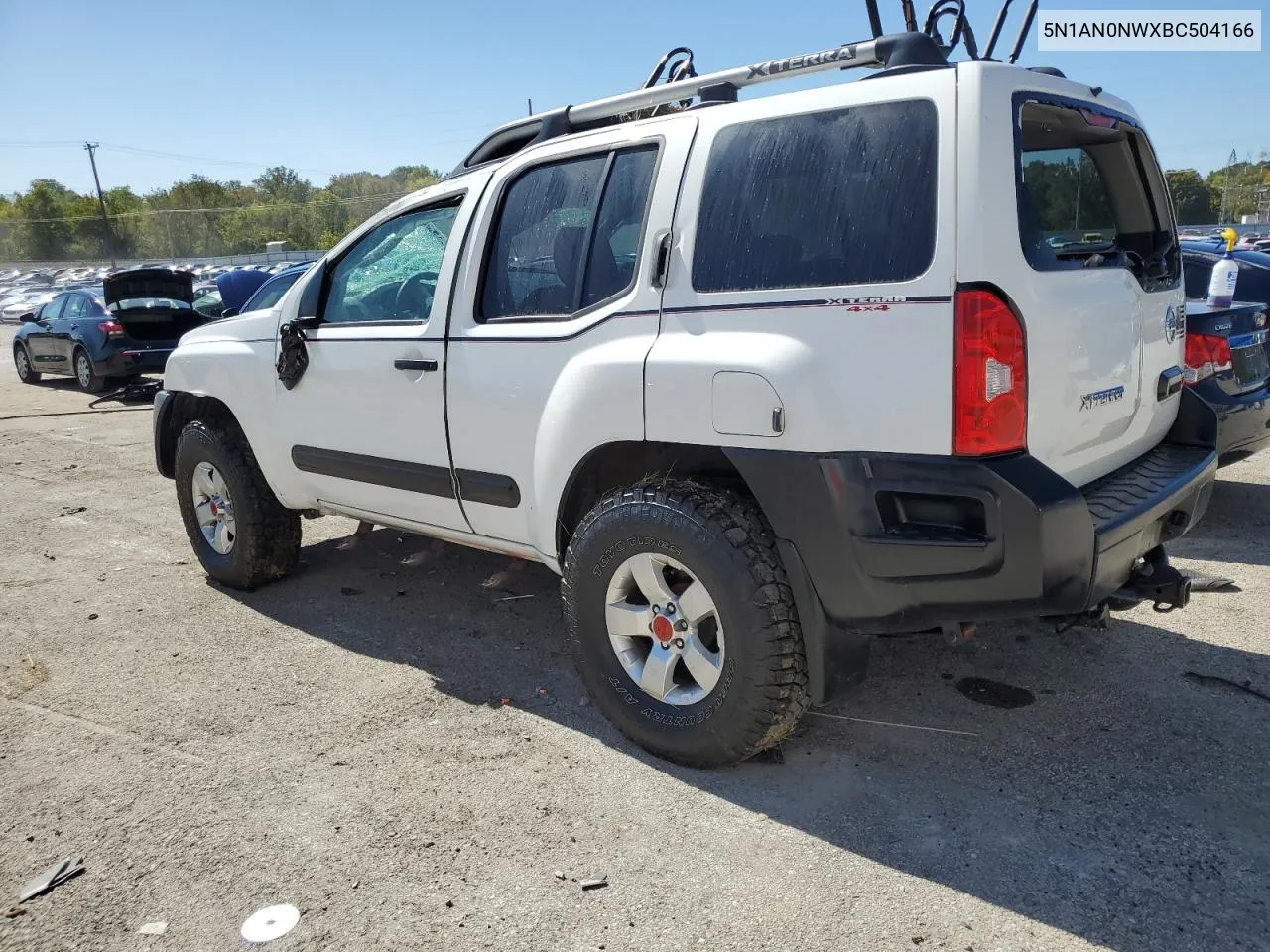 2011 Nissan Xterra Off Road VIN: 5N1AN0NWXBC504166 Lot: 74838884