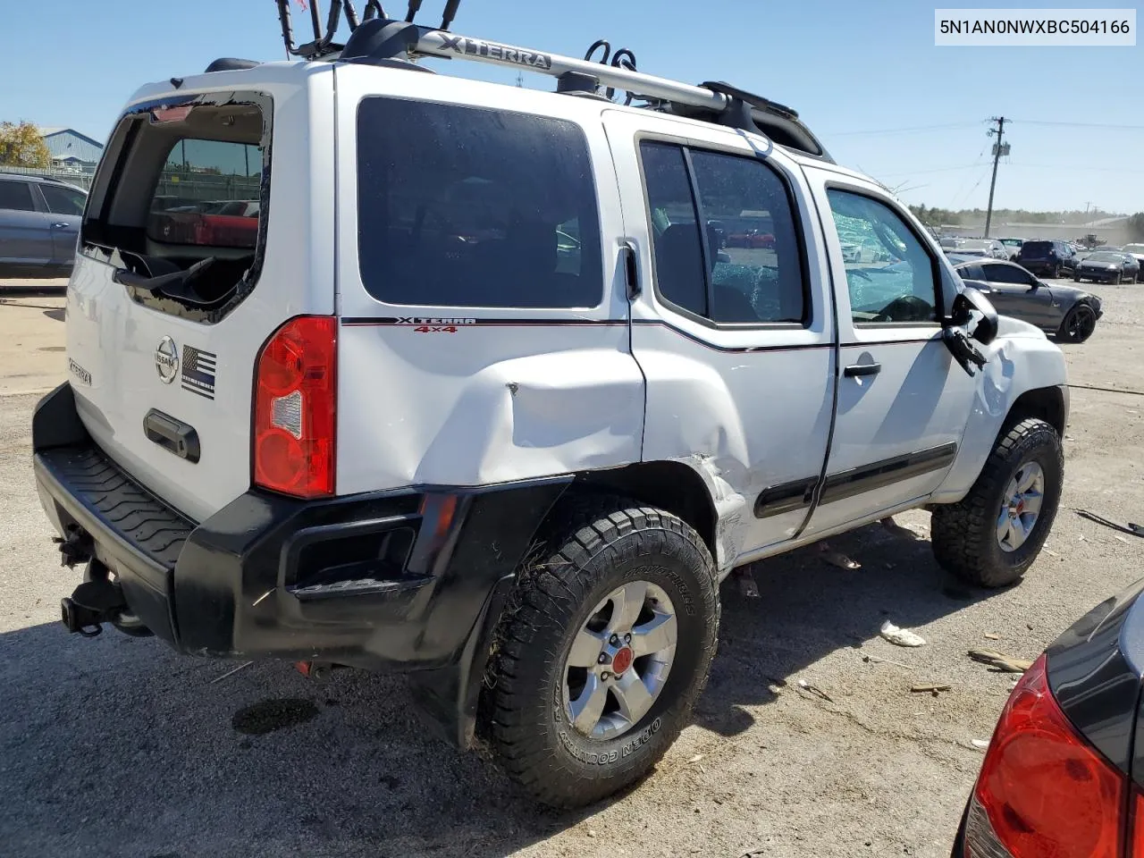 2011 Nissan Xterra Off Road VIN: 5N1AN0NWXBC504166 Lot: 74838884