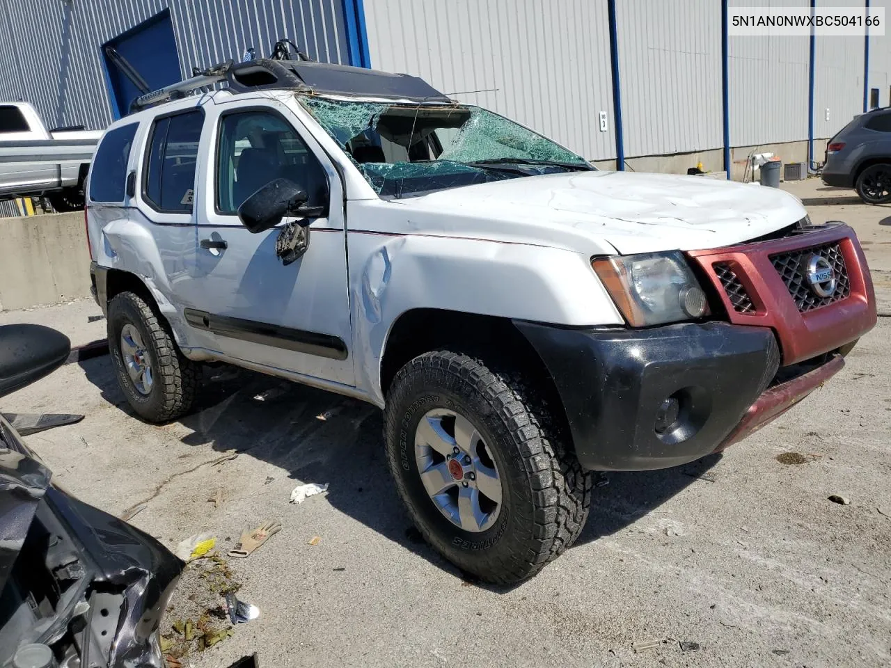 2011 Nissan Xterra Off Road VIN: 5N1AN0NWXBC504166 Lot: 74838884