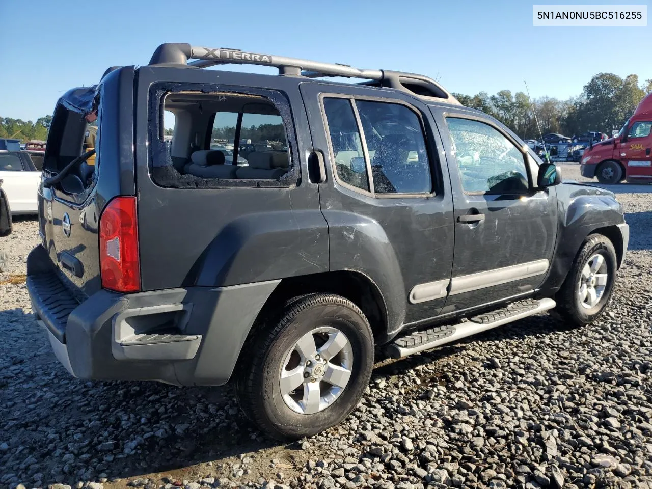 2011 Nissan Xterra Off Road VIN: 5N1AN0NU5BC516255 Lot: 75842444