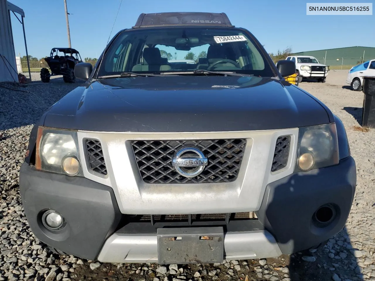 2011 Nissan Xterra Off Road VIN: 5N1AN0NU5BC516255 Lot: 75842444