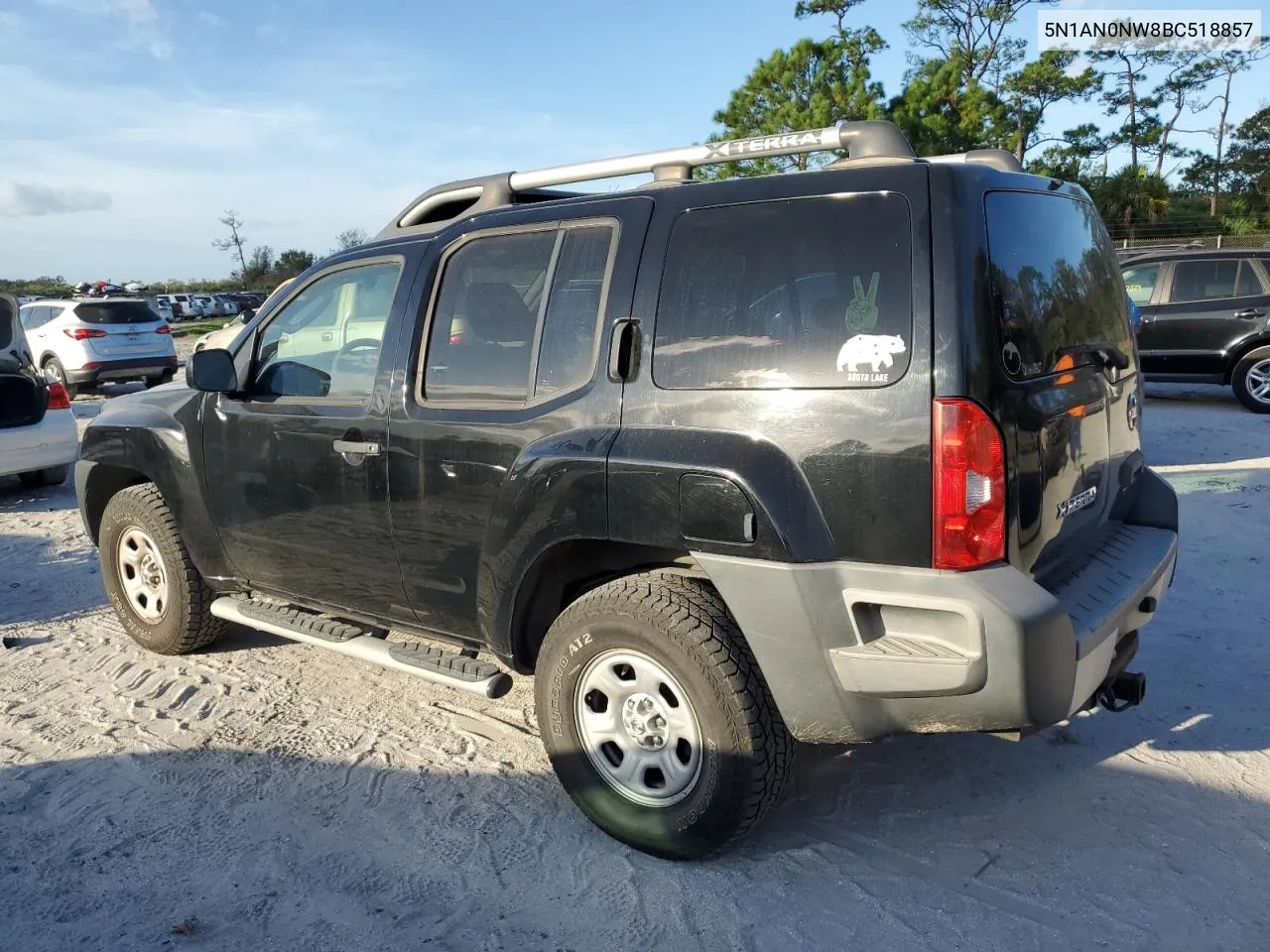 2011 Nissan Xterra Off Road VIN: 5N1AN0NW8BC518857 Lot: 76951424