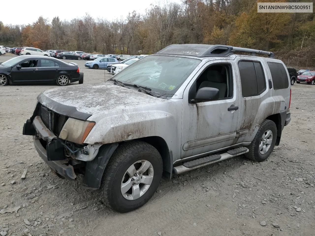 2011 Nissan Xterra Off Road VIN: 5N1AN0NW9BC500951 Lot: 78106764