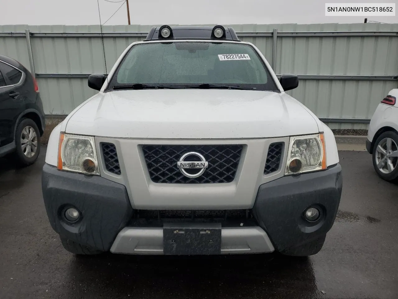 2011 Nissan Xterra Off Road VIN: 5N1AN0NW1BC518652 Lot: 78227544