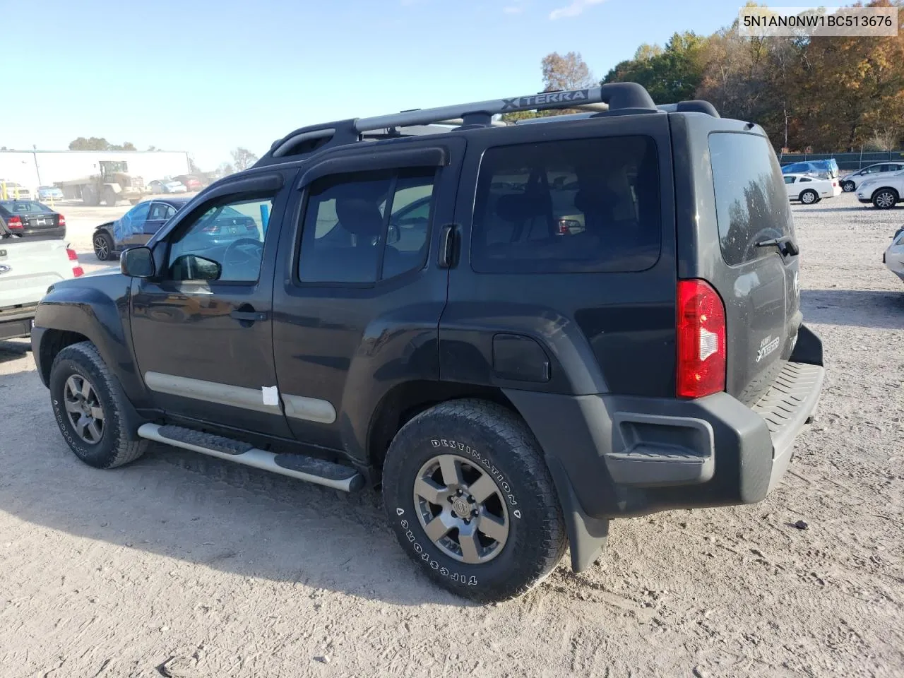 2011 Nissan Xterra Off Road VIN: 5N1AN0NW1BC513676 Lot: 78267534