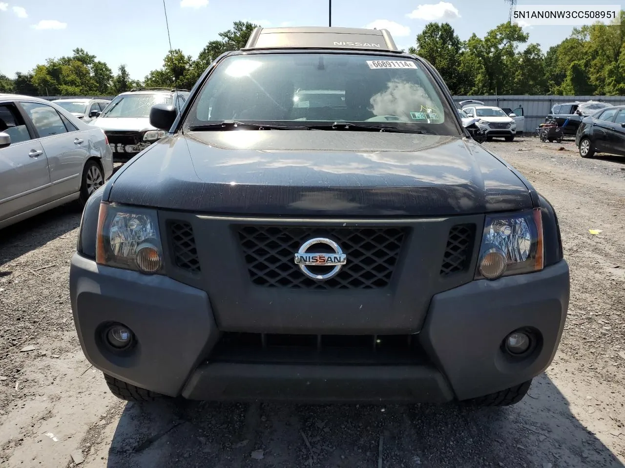 2012 Nissan Xterra Off Road VIN: 5N1AN0NW3CC508951 Lot: 66891114