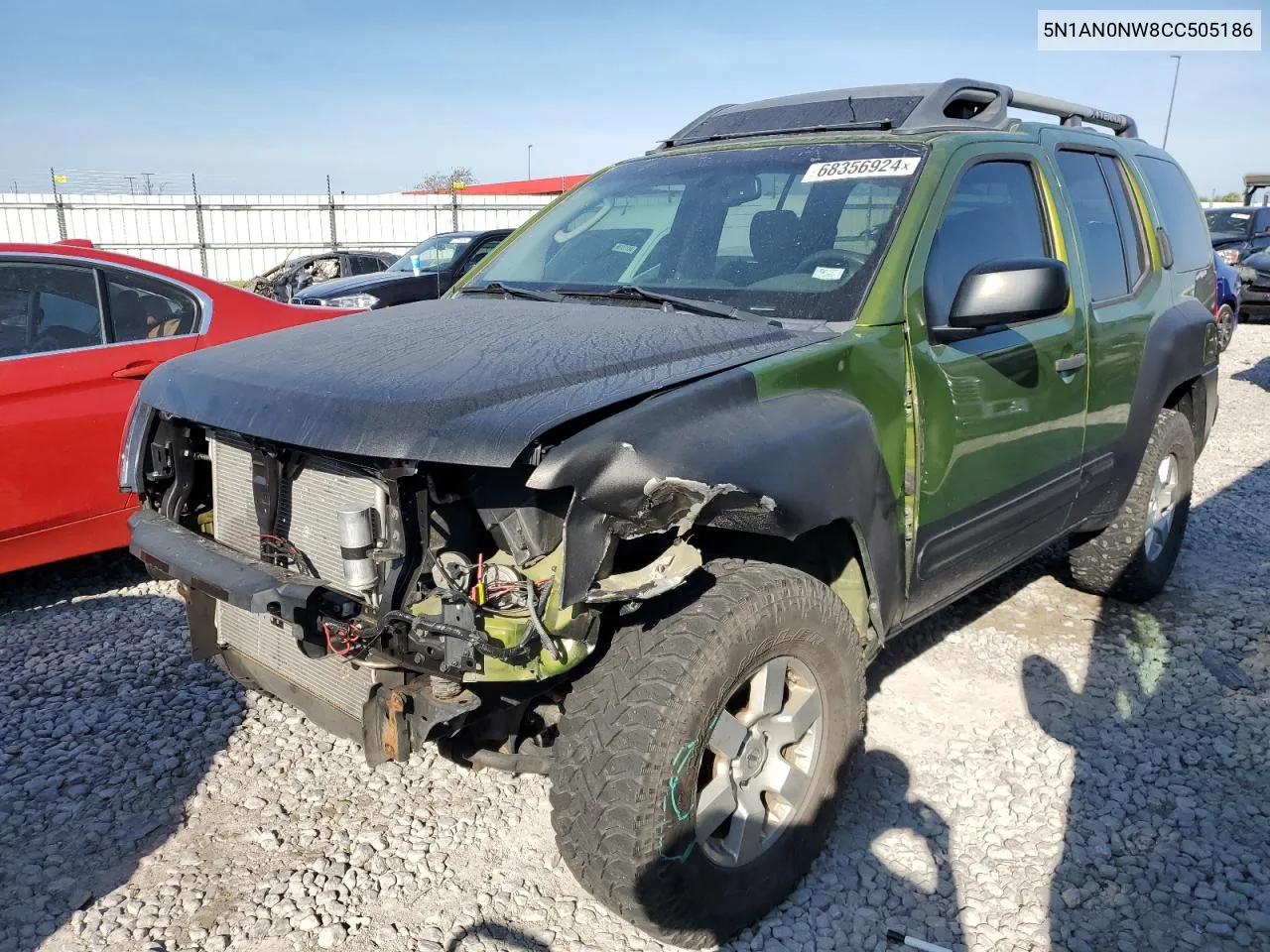 2012 Nissan Xterra Off Road VIN: 5N1AN0NW8CC505186 Lot: 68356924