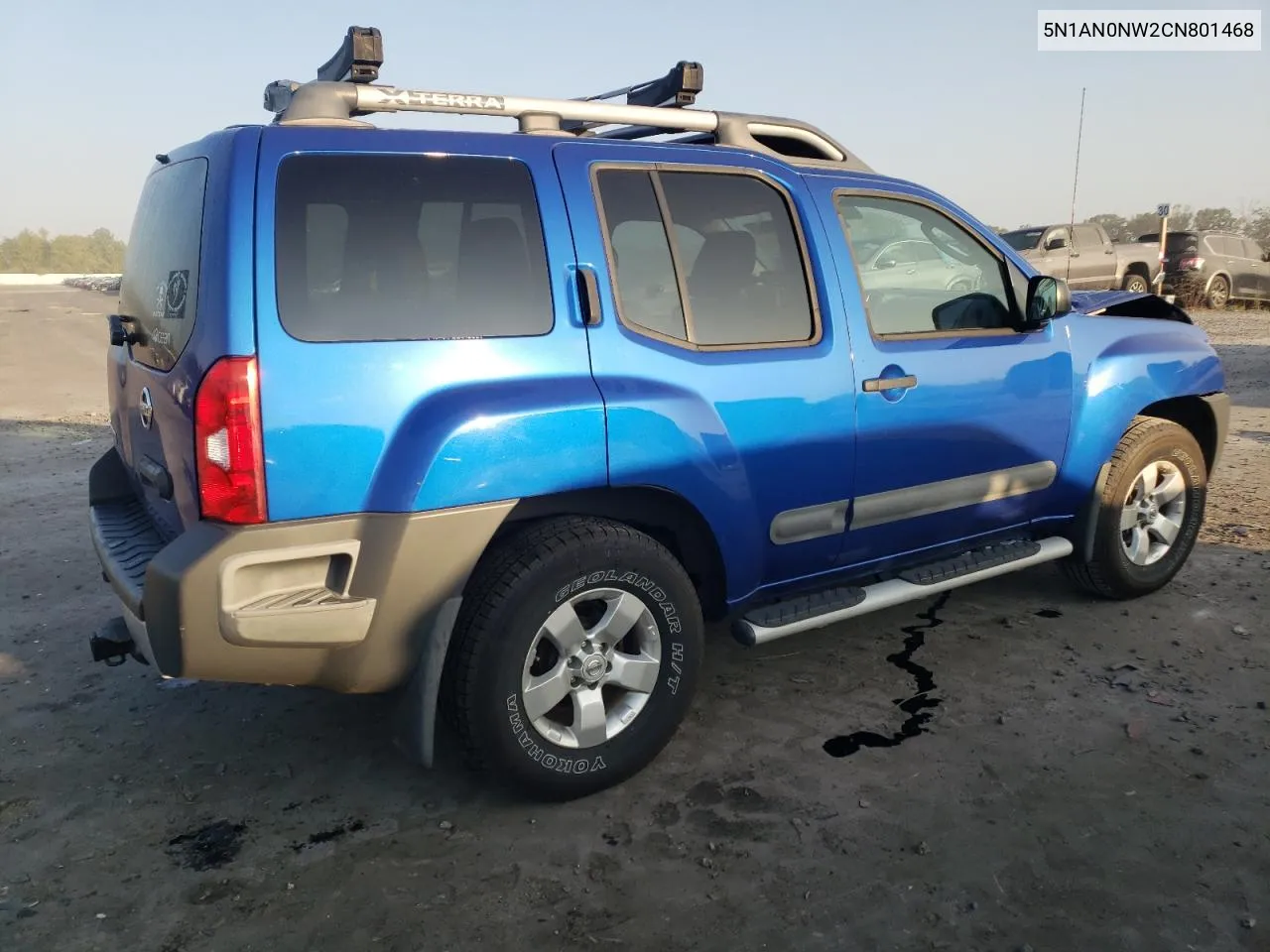 2012 Nissan Xterra Off Road VIN: 5N1AN0NW2CN801468 Lot: 71193764