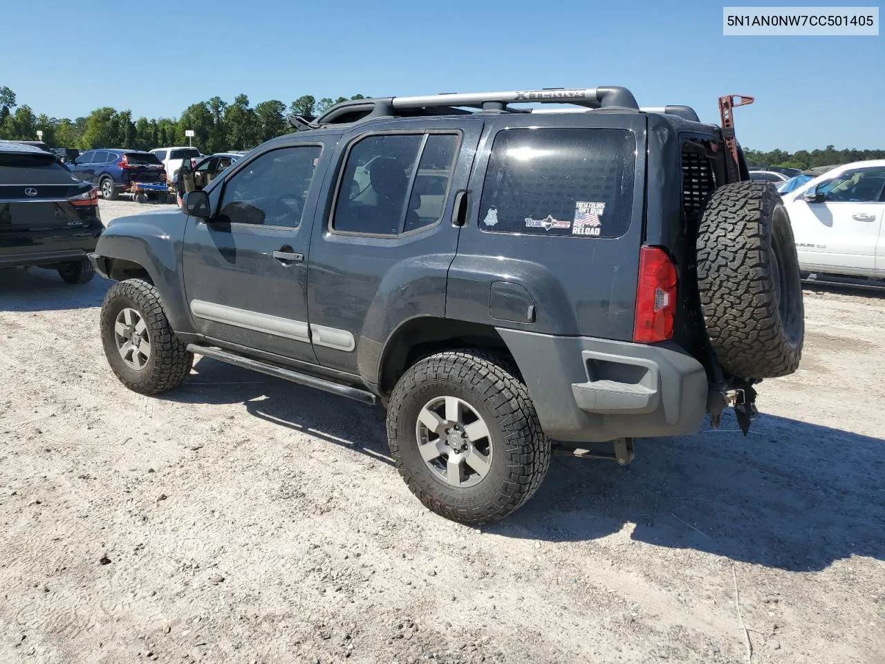 2012 Nissan Xterra Off Road VIN: 5N1AN0NW7CC501405 Lot: 73058974