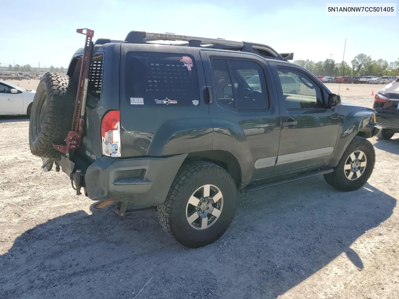 2012 Nissan Xterra Off Road VIN: 5N1AN0NW7CC501405 Lot: 73058974