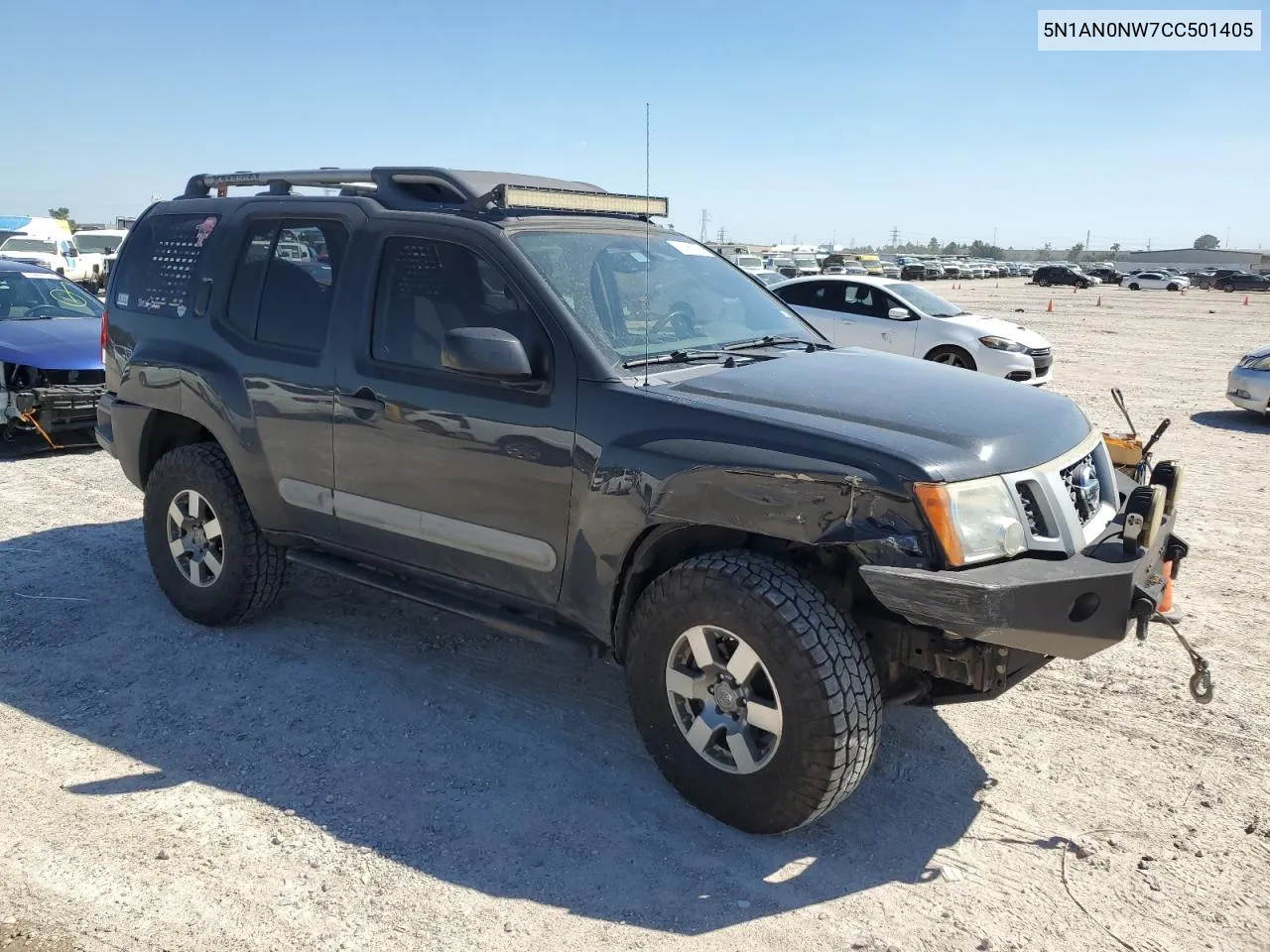 2012 Nissan Xterra Off Road VIN: 5N1AN0NW7CC501405 Lot: 73058974