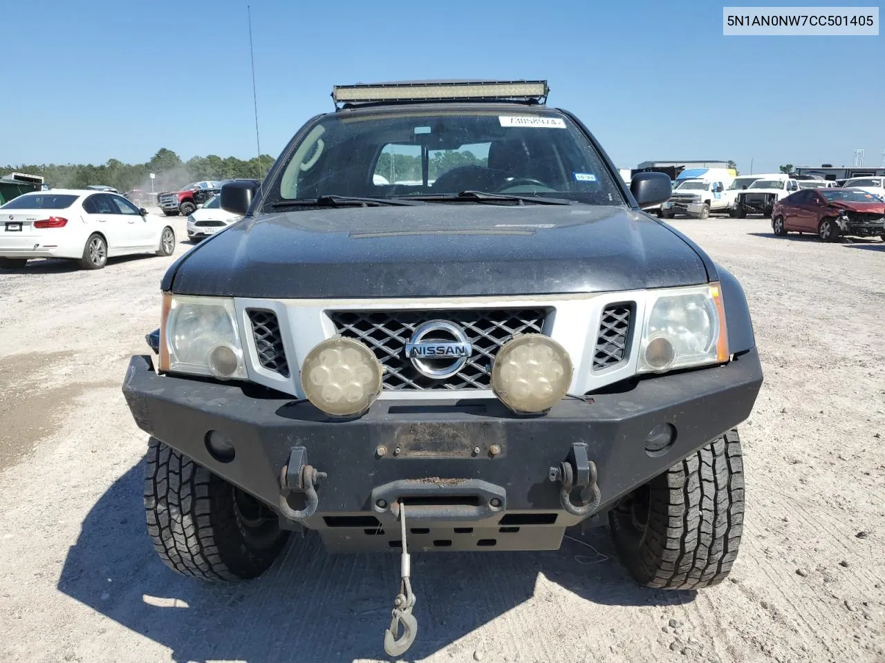 2012 Nissan Xterra Off Road VIN: 5N1AN0NW7CC501405 Lot: 73058974