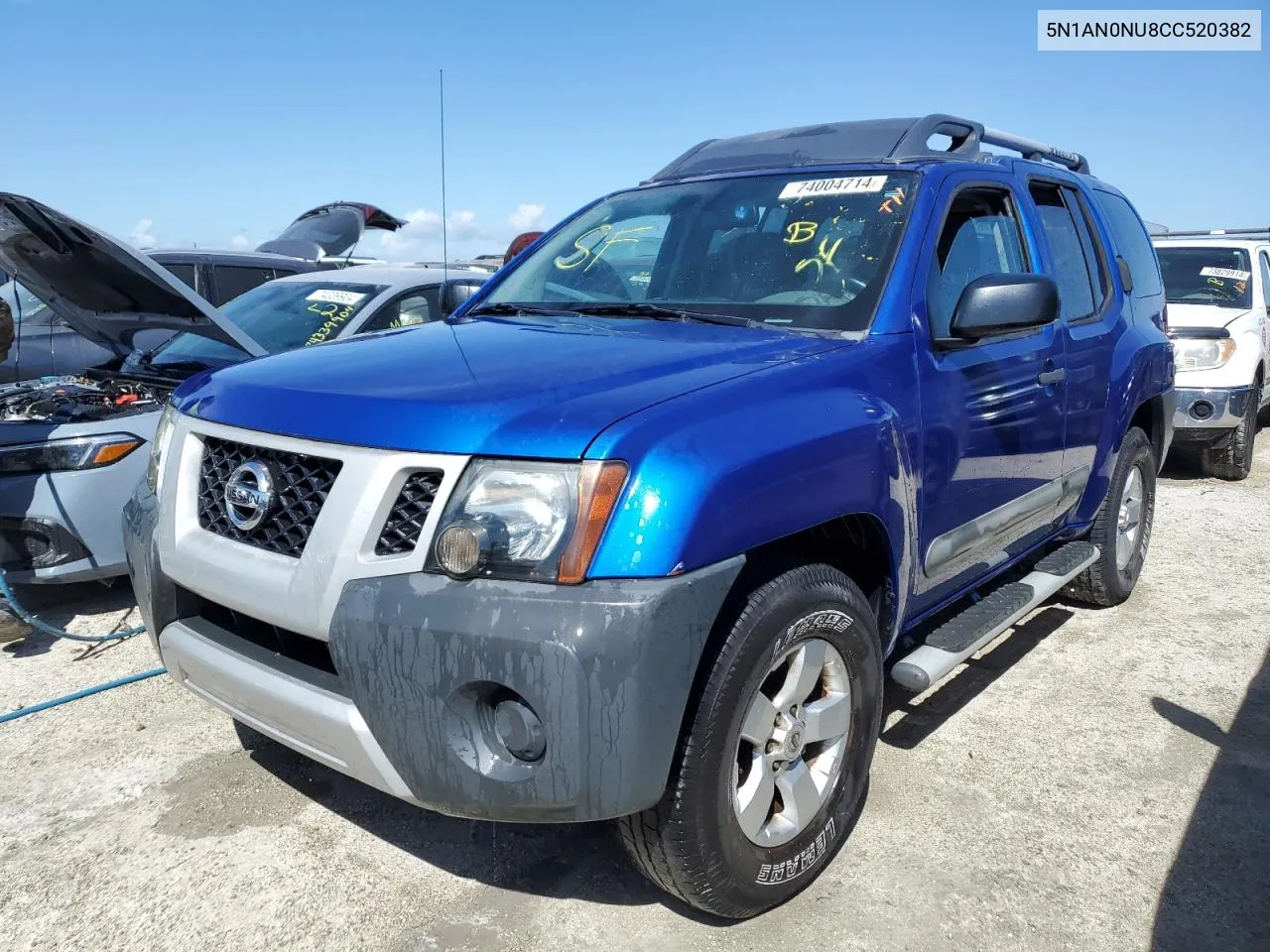 2012 Nissan Xterra Off Road VIN: 5N1AN0NU8CC520382 Lot: 74004714