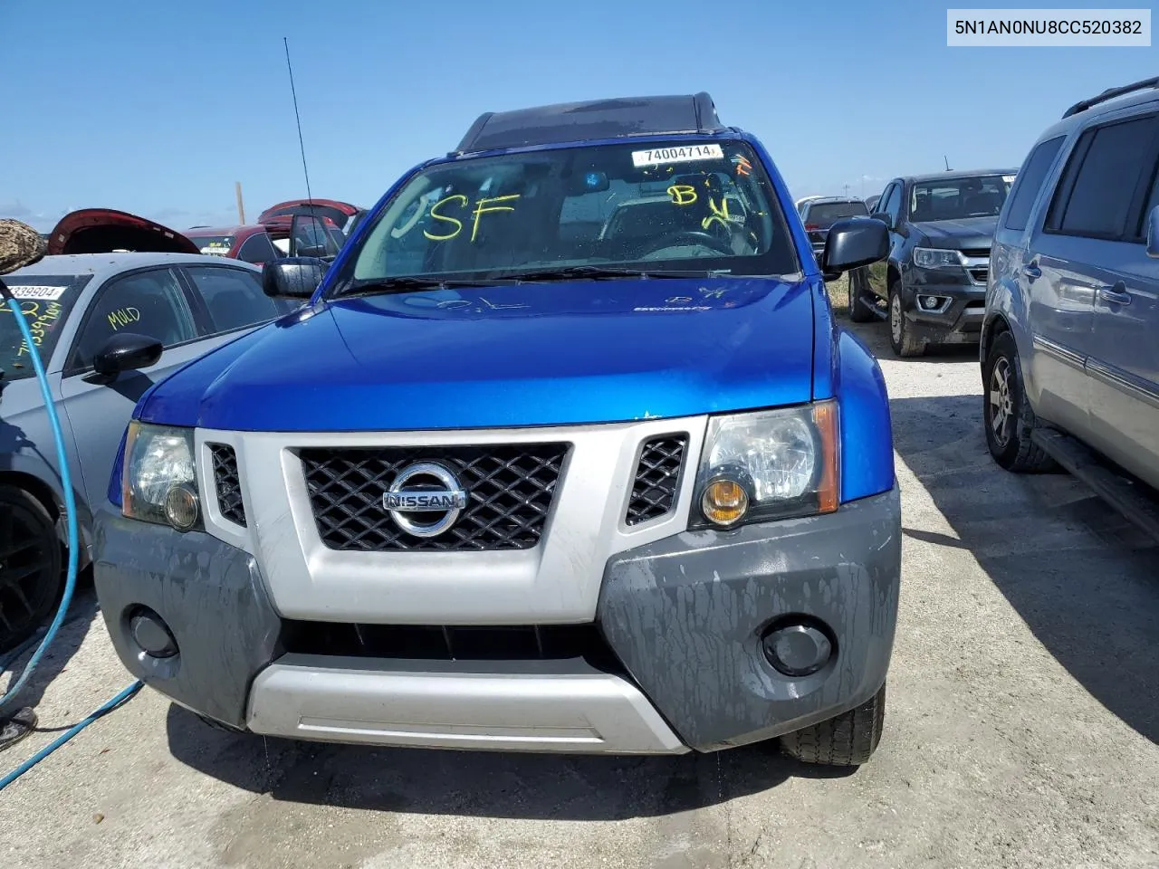 2012 Nissan Xterra Off Road VIN: 5N1AN0NU8CC520382 Lot: 74004714