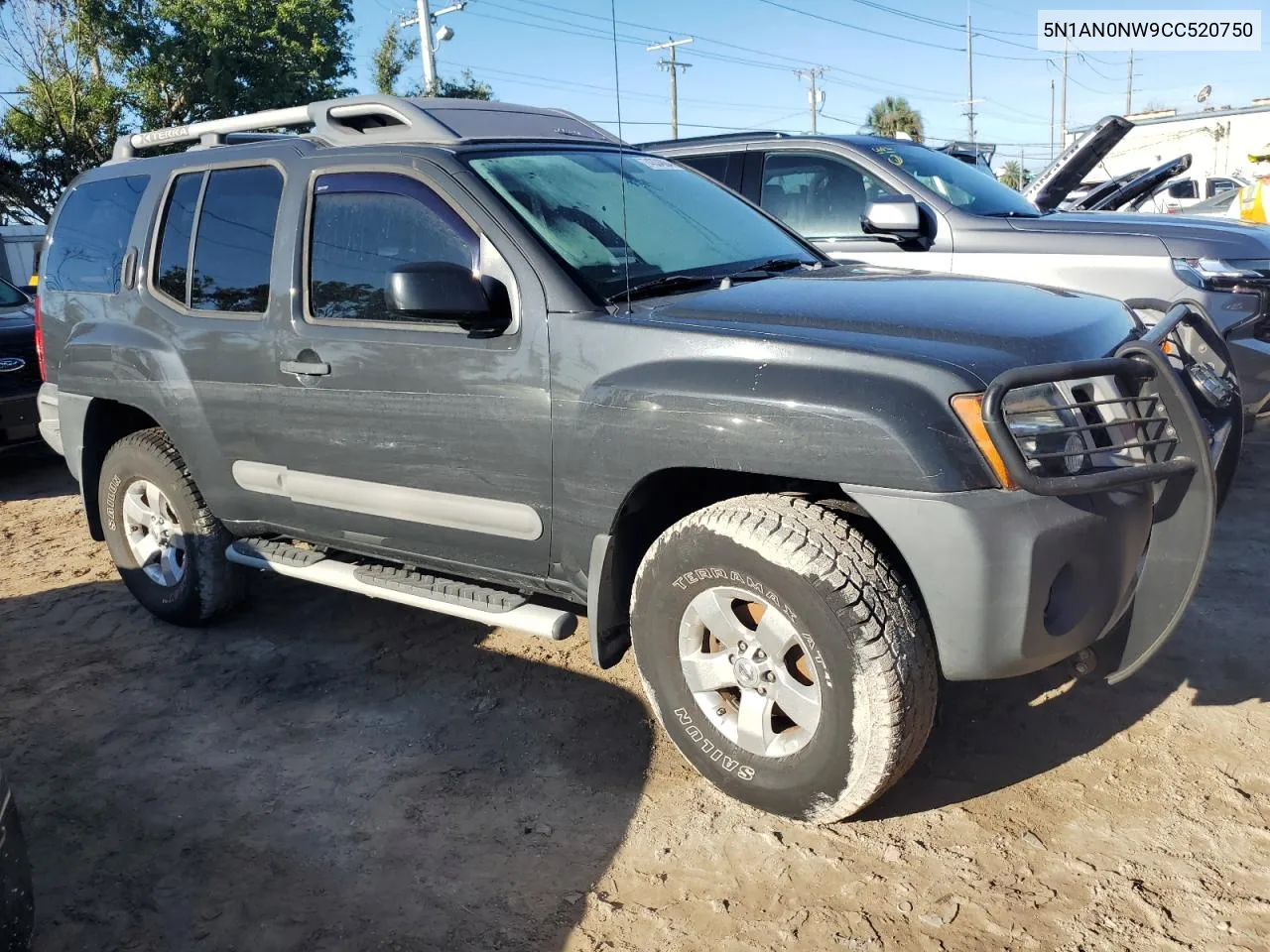 2012 Nissan Xterra Off Road VIN: 5N1AN0NW9CC520750 Lot: 74334864