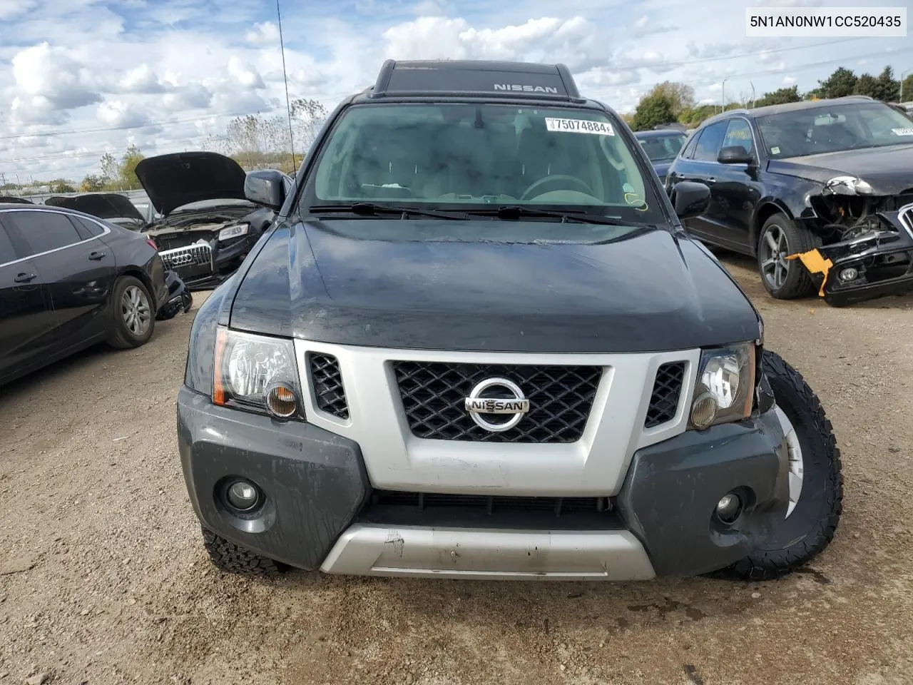 2012 Nissan Xterra Off Road VIN: 5N1AN0NW1CC520435 Lot: 75074884