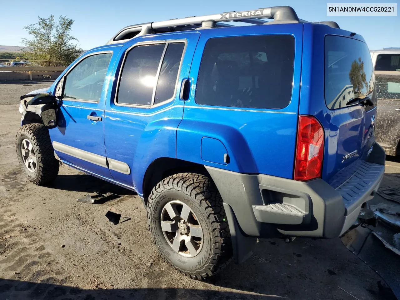 2012 Nissan Xterra Off Road VIN: 5N1AN0NW4CC520221 Lot: 77386344