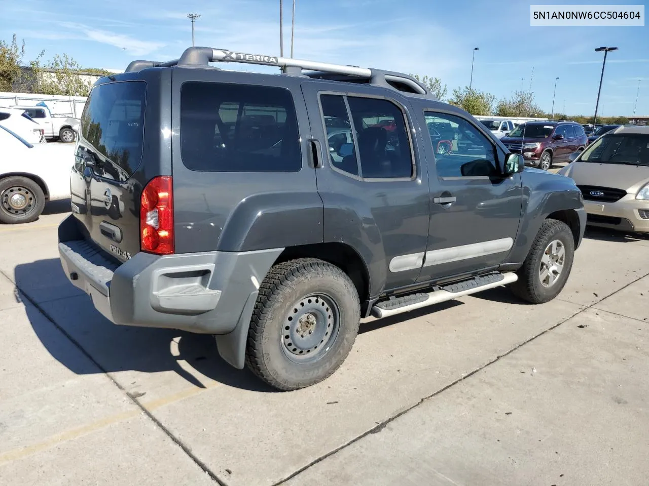 2012 Nissan Xterra Off Road VIN: 5N1AN0NW6CC504604 Lot: 80049934