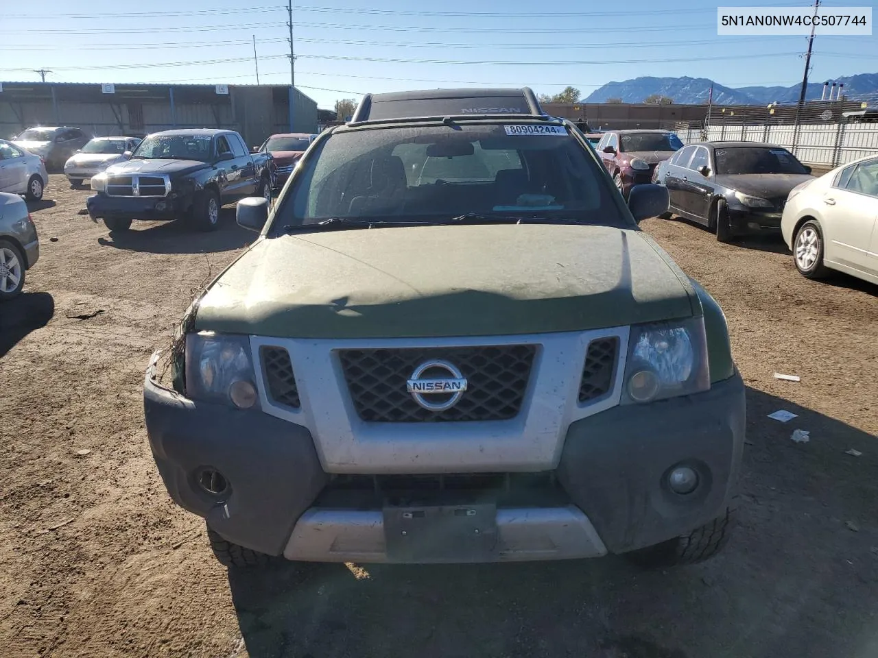 2012 Nissan Xterra Off Road VIN: 5N1AN0NW4CC507744 Lot: 80904244