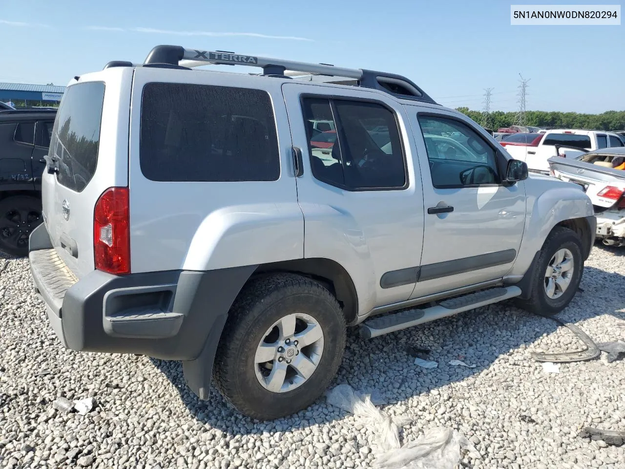 2013 Nissan Xterra X VIN: 5N1AN0NW0DN820294 Lot: 71299634