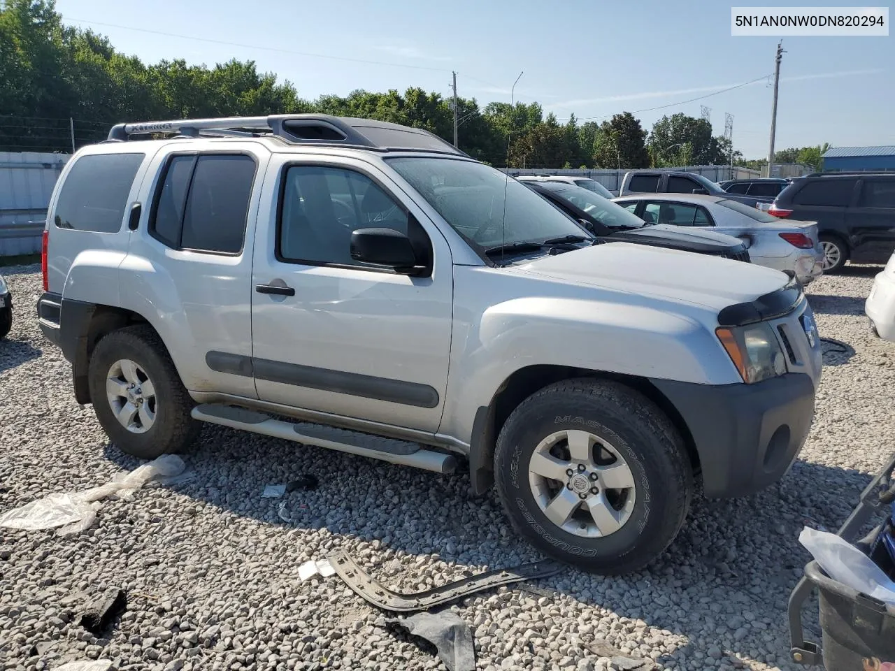 2013 Nissan Xterra X VIN: 5N1AN0NW0DN820294 Lot: 71299634