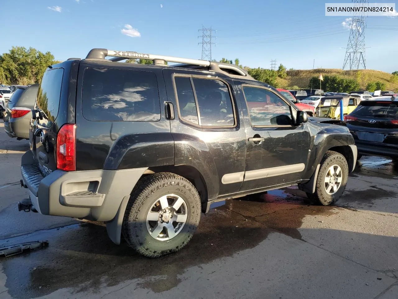 2013 Nissan Xterra X VIN: 5N1AN0NW7DN824214 Lot: 71391634