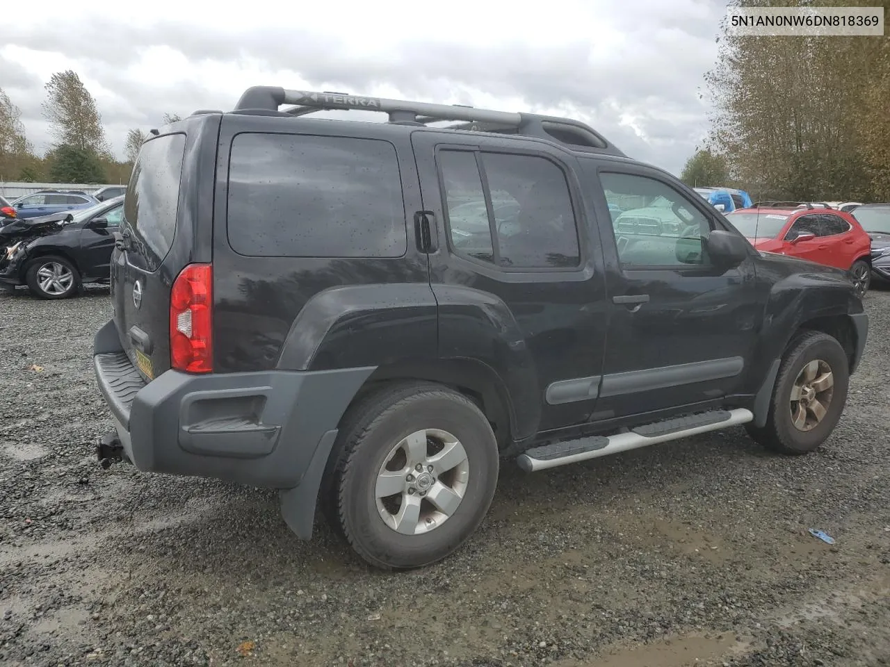 2013 Nissan Xterra X VIN: 5N1AN0NW6DN818369 Lot: 72747904